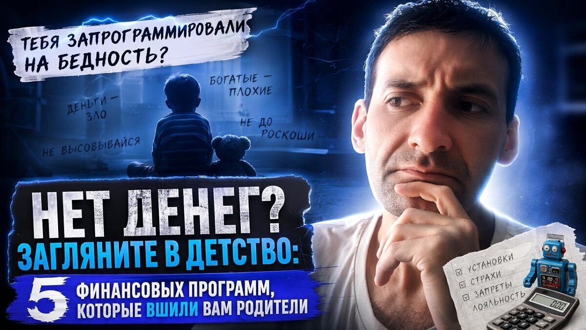 Превью: Нет денег? Загляните в&nbsp;детство: 5 финансовых программ, которые вшили вам родители