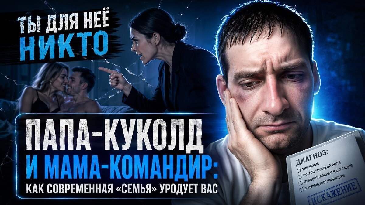 Превью: Папа-куколд и&nbsp;мама-командир: как современная «семья» уродует ребёнка